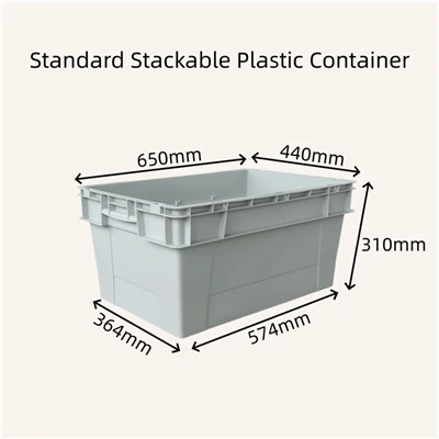 スタンダードな積み重ね可能なプラスチックコンテナ